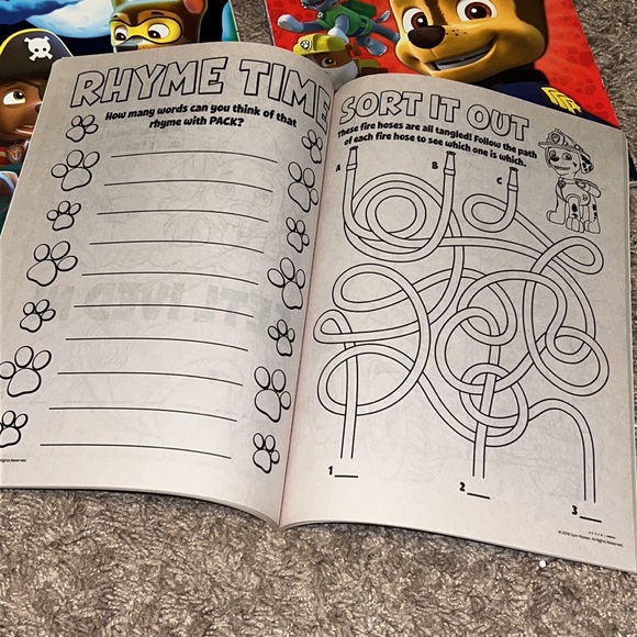2 Paw Patrol Coloring Books * 2 EUC PreOwned Kids Coloring Books - Picture 4 of 10
